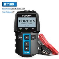 TOPDON BT200/BT100 Battery Tester Charging Cranking Test Tools for Car 24V/12V Automotive Diagnostic Battery Monitor 100-2000CCA BT100