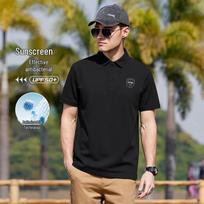 JEEP Men's UPF50+ Sun Protection Short Sleeve Polo Shirt P86DMKT642 4XL