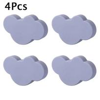 White Cloud Pulls Bar Furniture Handls Cute Cartoon Knobs Room Decor for Kid Cabinets Drawer Pull Handle Cabinet Wholesale (as the picture,54x36mm)
