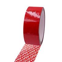 50m*5/10/20mm Saugos lipdukas su apsauga nuo klastojimo, didelio lipnumo, Anti-Fake etiketė konfidencialiam dokumentui, vertingam daiktui (Red,20mm) raudona
