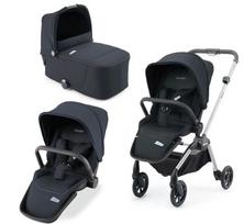 2in1 vaikiškas vežimėlis Recaro Sadena Sportinis + lopšys | Prime Mat Black