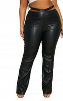 Prettylittlething Plus Kelnės Eko Oda 46 1Z7G1*