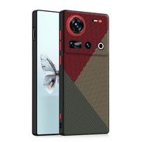 For ZTE Nubia Z70 Z70S Ultra Case Metal Alloy Camera Frame Protection Independent Buttons Vegan Leather Case Cover Artificial leather&ZTE nubia Z70S Ultra