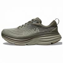 HOKA ONE ONE Bondi 8 Cushioning Slip Resistant Low top Casual Shoes Men's Army Green 1123202SBRL 46