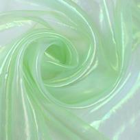 Wedding Skirts Clothes Sewing Shiny Laser Tulle Transparent Thin Decor Voile Organza Fabrics Wedding L žalia