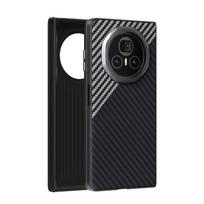 For Honor Magic V3 Case Magsafe Luxury Slim Rough Foldable Magnetic Wireless Charger Carbon Fiber Cases Cover Metal Lens Grip For Honor Magic V3&PC sidabras