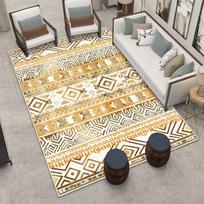 Classic Flower Printing Carpet Large Area Rug Living Room Bedroom Non-Slip Floral 3D Pattern Floor Mat Bedside Sofa Home Decor 40x60cm