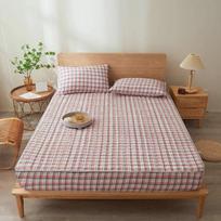 Vandeniui atspari čiužinio apsauga Pledas medvilninis storas čiužinio užvalkalas Patvarus neslystantis paklodė, kvėpuojantis erkėms atsparus lovos užvalkalas 2xPillowcase 48x74cm