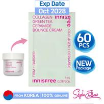 60 vnt./60 ml_[INNISFREE] Kolageno žaliosios arbatos keramido atšokimo kremas 1 ml (Mėginio paketėlis) 1ml X 60pcs (60ml)