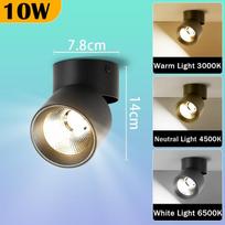 Led apatiniai šviestuvai AC110-265V prožektorius IP44 vandeniui atsparus taškinis Led Light Focos Led lubinių lempų šviestuvas virtuvės vonios kambario įėjimui Cold White 6500k&1PC