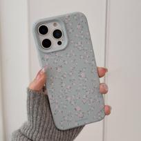 Silikoninis telefono dėklas su gėlių raštu iPhone 16 15 14 13 12 11 Pro Max Plus, atsparus smūgiams buferinis galinis dangtelis For iPhone 14 Pro&Silicon