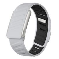 Waterproof Sports Silicone Strap for Whoop 5.0 Two-tone Replacement Wristband  with Snap Button Buckle ECG version 5.0 pilka/juoda