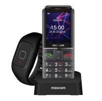 Maxcom Comfort MM735 Stacionarus telefonas + SOS apyrankė Juoda