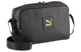 PUMA Athleisure Artificial Leather Crossbody Bag, Shoulder Bag Unisex Black 090253-01 gray