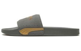 PUMA Leadcat Ftr Suede Classic Šlepetės Pilka/Auksinė 372277-06 35.5