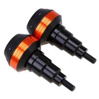 Universal Motorcycle Safety Black Frame Sliders Anti Crash Protector Silders Motos ATV Accessories for Honda Yamaha FZ6/600 YZF oranžinė