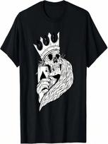 Poker Ace Of Spades Skull Playing Card Texas Hold'em Gift T-Shirt S įvairiaspalvis