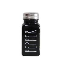 Glass Bottles Salt Pepper Shaker Condiment Storage Container Seasoning Dispenser for Home Kitchen Restaurant