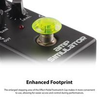 10PCS ABS Effect Pedal Footswitch Toppers Multi-Color Electric Guitar Parts  Electric Guitar 1
