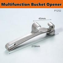 Bucket Opener Bung Wrench Multifunction Aluminum Alloy Labor Saving Bung Wrench Barrel Lid Oil Drum and Paint Bucket Opener Tool
