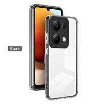 For Xiaomi POCO M6 PRO 4G Case Hard PC+TPU 3 in 1 Transparent Protective Back Cover Phone Cases For Xiaomi POCO M6Pro 4g Shell For POCO M6 Pro 4G