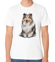 Shetland Sheepdog Fluffy Dog T-Shirt Cute Pet Unisex Tee M