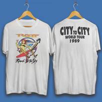 80s 1989 Ratt City to City Tour Tshirt For Fan All Size Unisex T-Shirt M