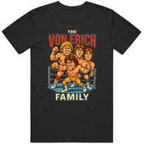 The Von Erich Family Vintage Retro Caricature Tee Unisex T-Shirt XXXL