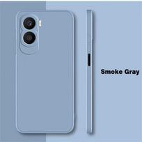 Liquid Silicone Case For Honor 90 Lite Soft Case For Honor90 Lite Shockproof Matte Cover for Honor 90 Lite Case Honor 90 Lite pilka spalva