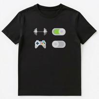 Quit Computer Gaming Start Working Out T Shirt Unisex T-Shirt S įvairiaspalvis