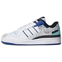 Adidas Forum Exhibit Low Tropical Vibes - White Men Sneakers Cloud-White Blue Clear-Aqua GY4670 37⅓ white