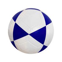 Profesionalus 5 dydžio futbolo kamuolys su minkšta PVC danga, guminiu pūslės vožtuvu, atsparus vandeniui, slėgiui, mašininiu siuvimu, vaikams
