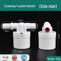 Automatic Water Tank Float Valve - Self-Stopping Water Level Controller
