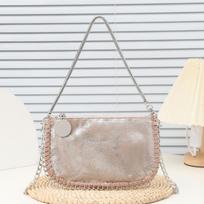 Small-scale Individualistic Creative Chain Shoulder Bag, Fashionable Cross-body Bag, Business Bag sidabras
