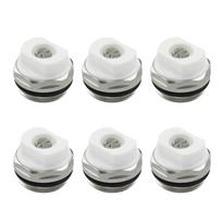 6pcs Steel Radiator Valves with 1/2inch Threads Self Sealing Valves Steel Radiator Air Release Valves for Easy Venting 1