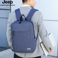 JEEP Unisex Pigskin Laptop Backpack