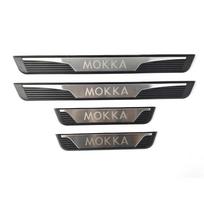 4Pcs/Lot ABS Stainless Steel For 2012-2021 OPEL MOKKA X J13 Door Sill Pedal Welcome Scuff Plate Decoration Cover
