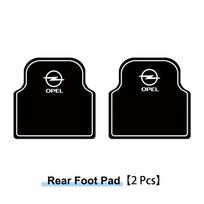 Car Sticker Floor Mat Front & Rear Diatomaceous Earth Floor Mat For Opel Astra Insignia Vivaro Corsa Mokka Zafira OPC Vauxhall