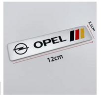 Aluminum car badge stickers can be freely pasted on the car body For Opel Insignia Astra Antara Meriva Zafira H G Corsa