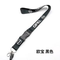 Lanyard Nylon Printing Emblem Style Keychain Car Accessories Fashion Gift For Opel Astra Insignia Mokka Zafira Corsa Frontera