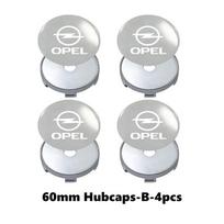 For Opel Universal 60mm Car Wheel Hub Cover Auto Anti-Dust Wheel Center Cap Corsa Mokka Astra Cascada Adam Insignia Meriva