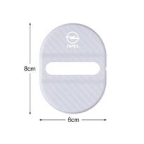 4PCS Car Door Lock Cover Stainless Steel Protection Accessories For Opel Corsa Astra Insignia Mokka Adam Combo OPC Antara Vectra