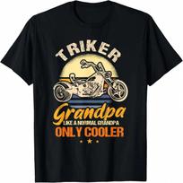 Cool Triker Grandpa Gift Tricycle Grandad T-Shirt S įvairiaspalvis