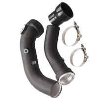 2012-2016 m. BMW M2 M235i 335i 435i F20 F22 F23 F30 F31 F32 F36 F87 RWD Interkūlerio įkrovimo vamzdžių rinkinys ir T-varžtai N55 juoda