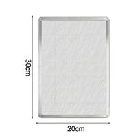 Picos Kepimo Tinklelis Stačiakampis Picos Tinklelis Stačiakampė Tinklinė Struktūra 20*30CM white