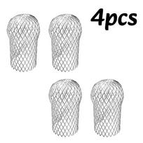 4/8PC Gutters Filter Mesh Expand Aluminum Leaf Debris Mud Trap Guard Drain Net Silver Anti-Blocking Filter Foldable Screen