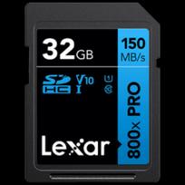 Lexar 800x PRO 32GB SD Memory Card