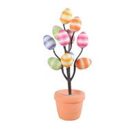Foam Easter Egg Bonsai Simulated Egg Tree Flowerpot Cute Eggs Tree Branch  for Home Style 3