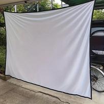 60 colių 4K itin didelės raiškos projektoriaus ekranas 1pcs balta