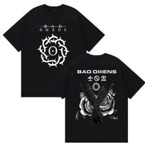 Rock Band Bad Omens Graphic T-shirt Men and Women Summer Gothic Clothing Round Neck Short Sleeved Top S